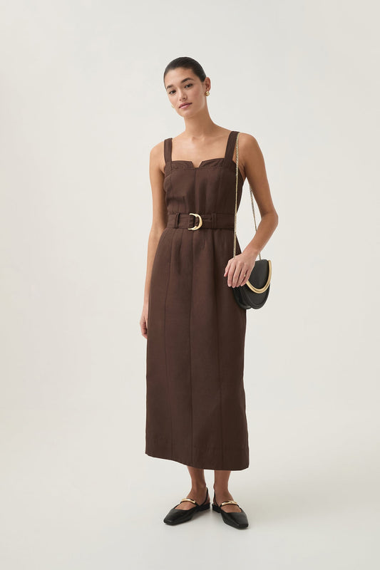 AJE Cohort Midi Dress